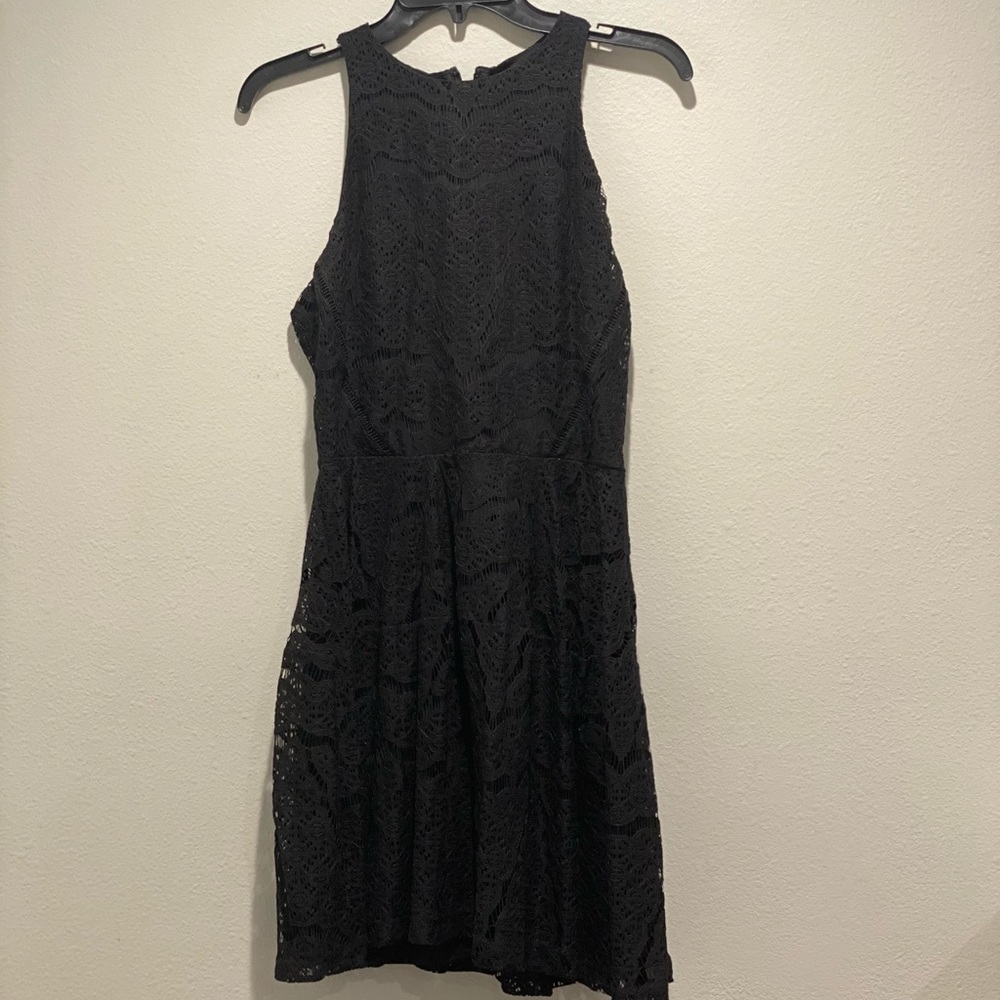 Lace black dress